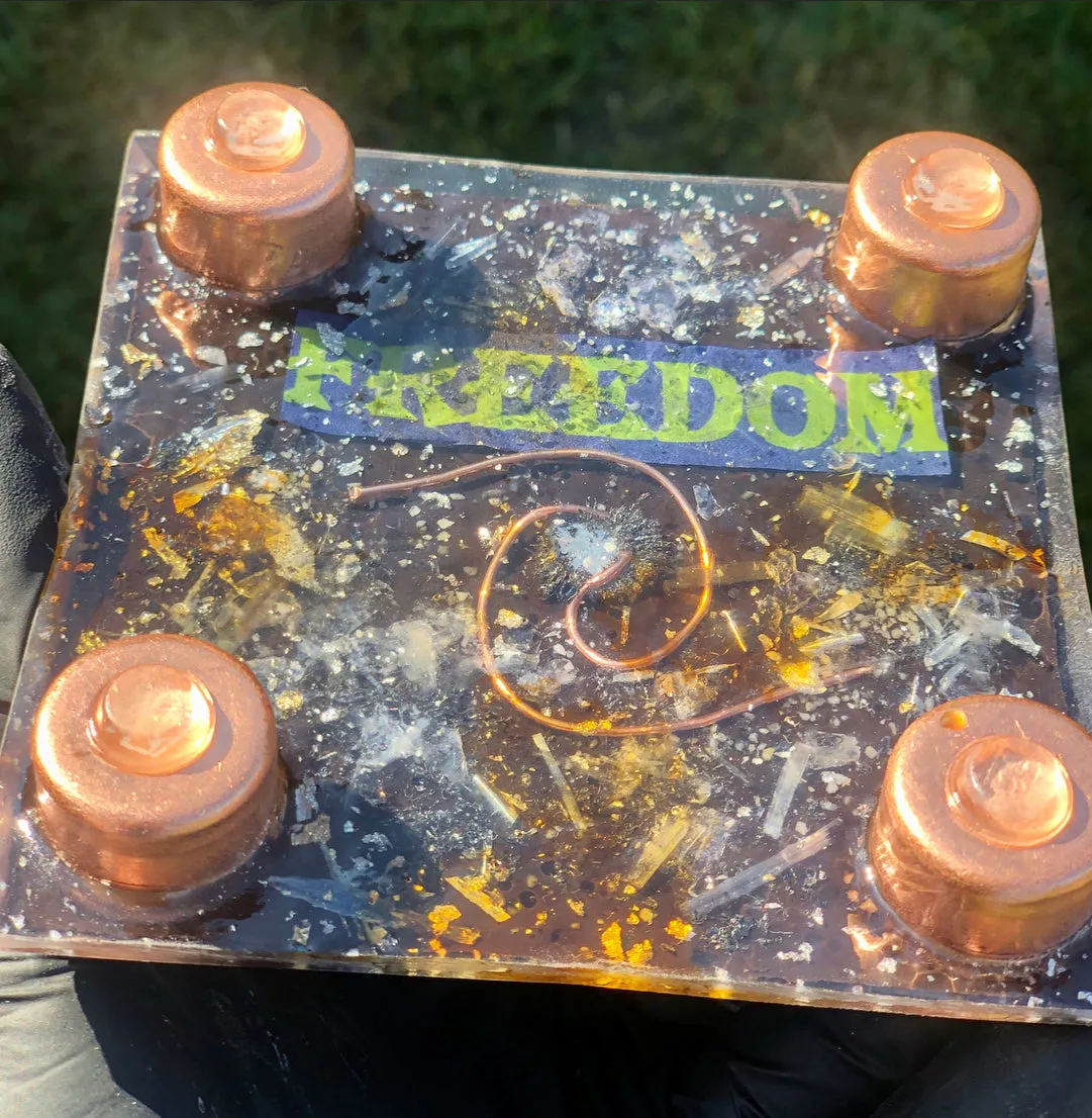 The “Family Pack” - 8-Sided Radionics Large Giza  (15 Hz), 6 Towerbusters, Smart Meter & Wi-Fi/Microwave Shields, 1 Amulet, 2 phone shields & 3 Freebies, 6 for repeat buyer ($243 in savings!)