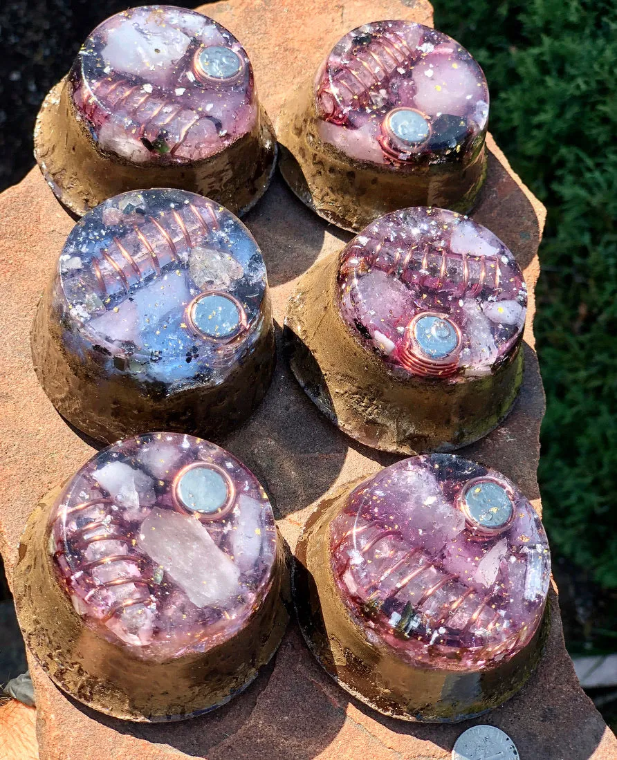 The “Family Pack” - 8-Sided Radionics Large Giza  (15 Hz), 6 Towerbusters, Smart Meter & Wi-Fi/Microwave Shields, 1 Amulet, 2 phone shields & 3 Freebies, 6 for repeat buyer ($243 in savings!)