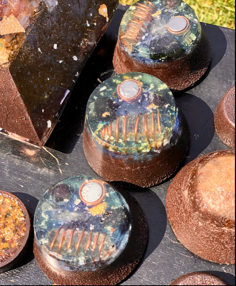 The “Family Pack” - 8-Sided Radionics Large Giza  (15 Hz), 6 Towerbusters, Smart Meter & Wi-Fi/Microwave Shields, 1 Amulet, 2 phone shields & 3 Freebies, 6 for repeat buyer ($243 in savings!)