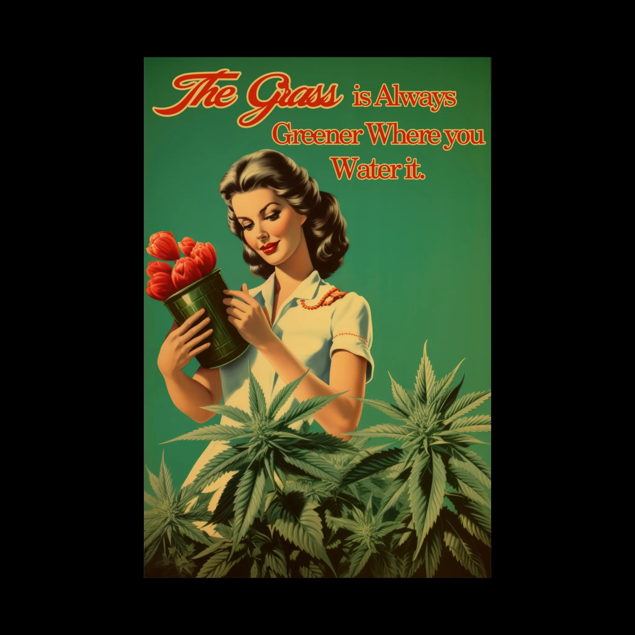 The Grass is Always Greener Poster
