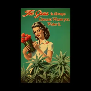 The Grass is Always Greener Poster