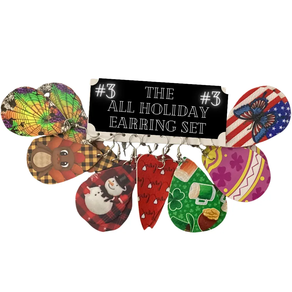 The "ALL HOLIDAYS" EARRING SETS! These Sets Were ALL Chosen By ME Personally! ENJOY.