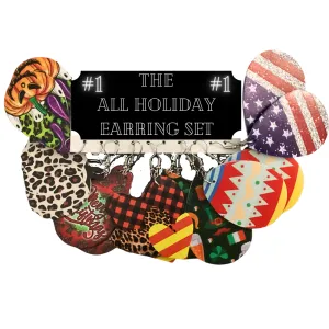 The "ALL HOLIDAYS" EARRING SETS! These Sets Were ALL Chosen By ME Personally! ENJOY.