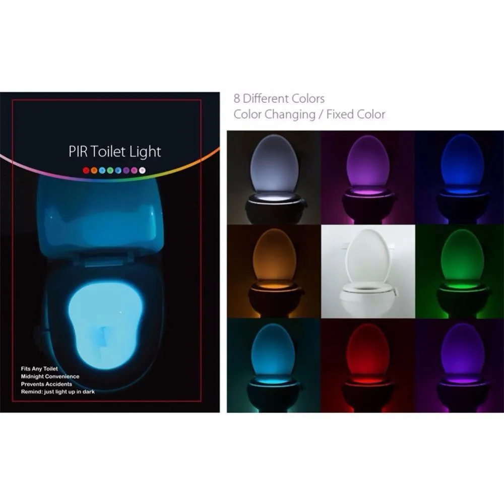 Toilet LED Light Motion Sensor