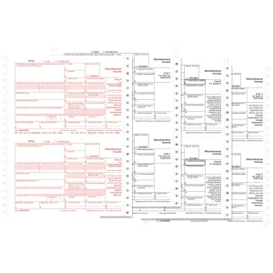 TOPS 4-part 1099-NEC Tax Forms