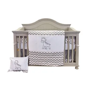 Transform your baby’s room with this 7-piece cozy bedding set