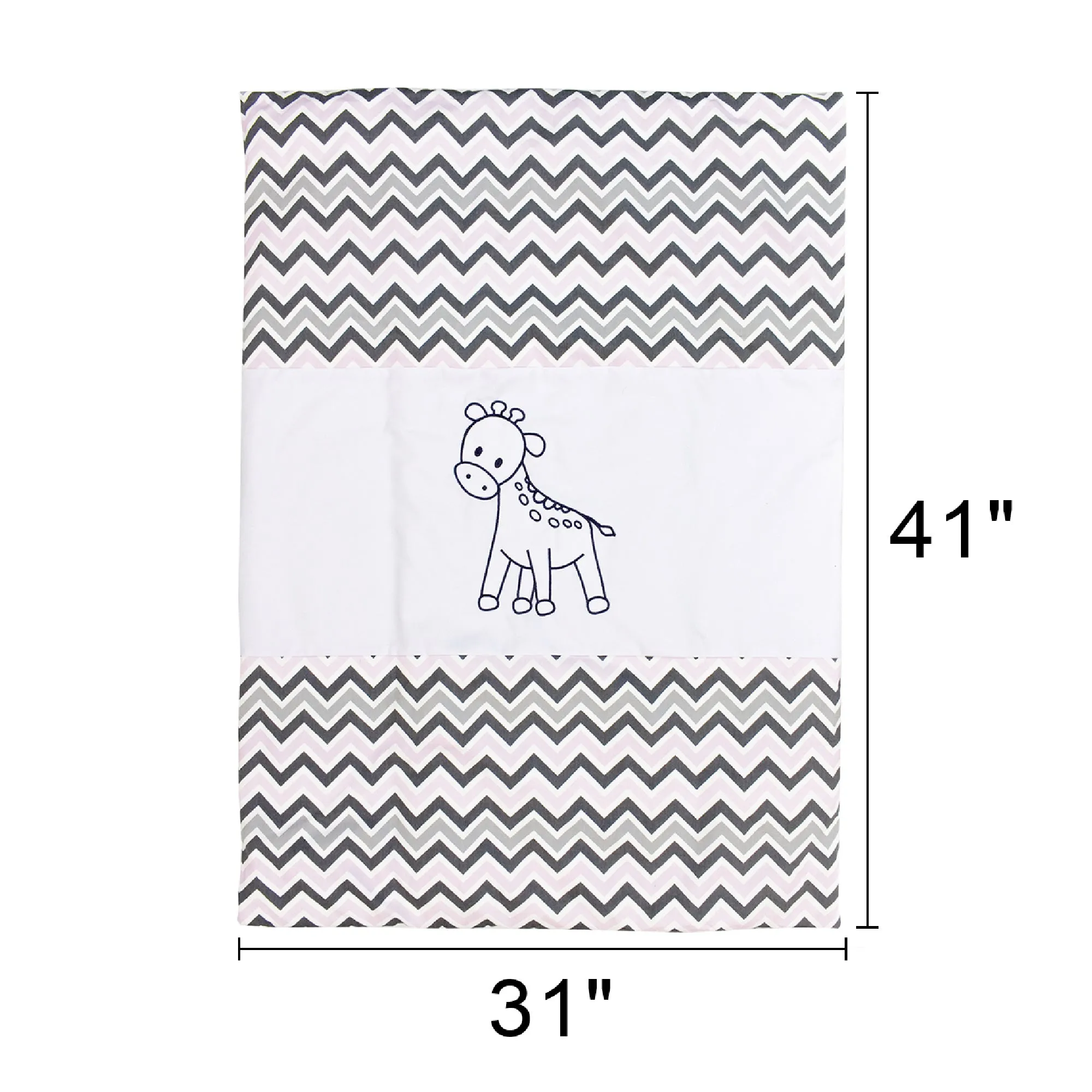 Transform your baby’s room with this 7-piece cozy bedding set