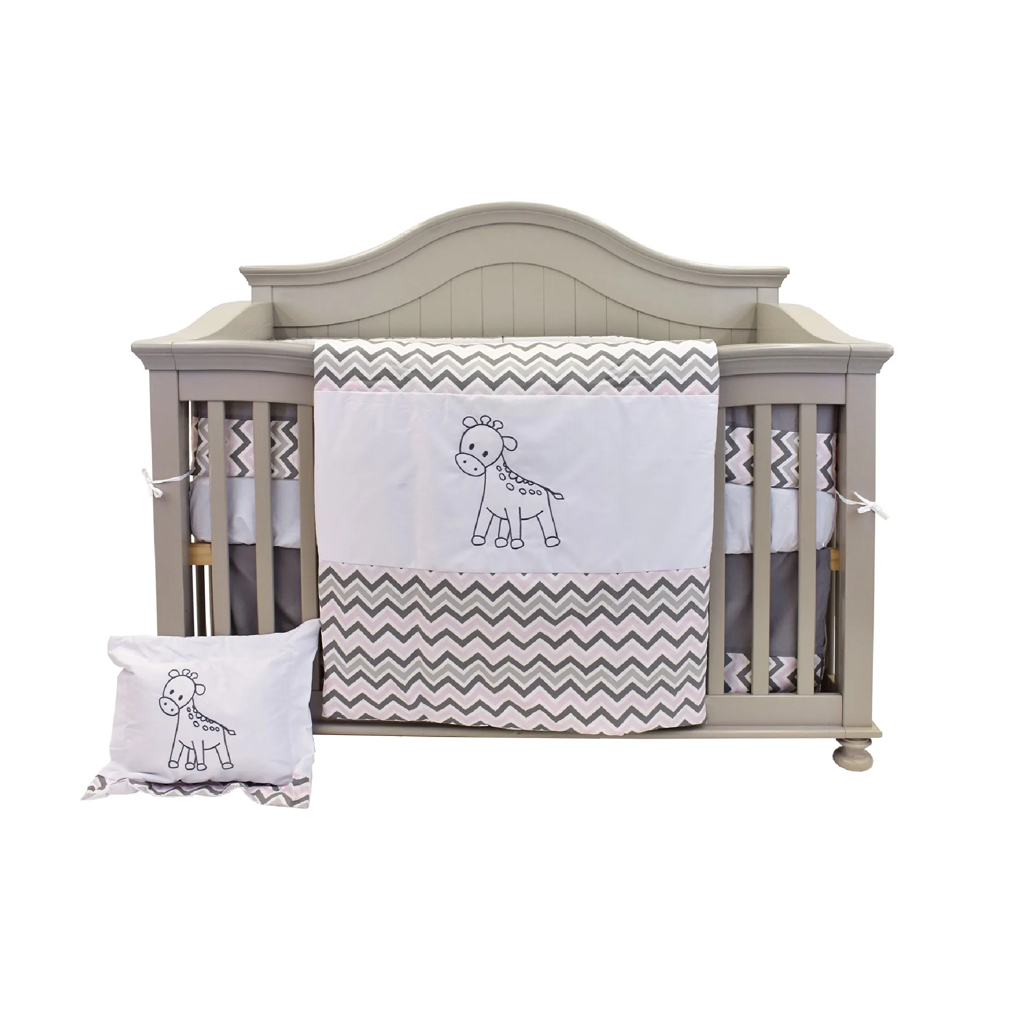Transform your baby’s room with this 7-piece cozy bedding set