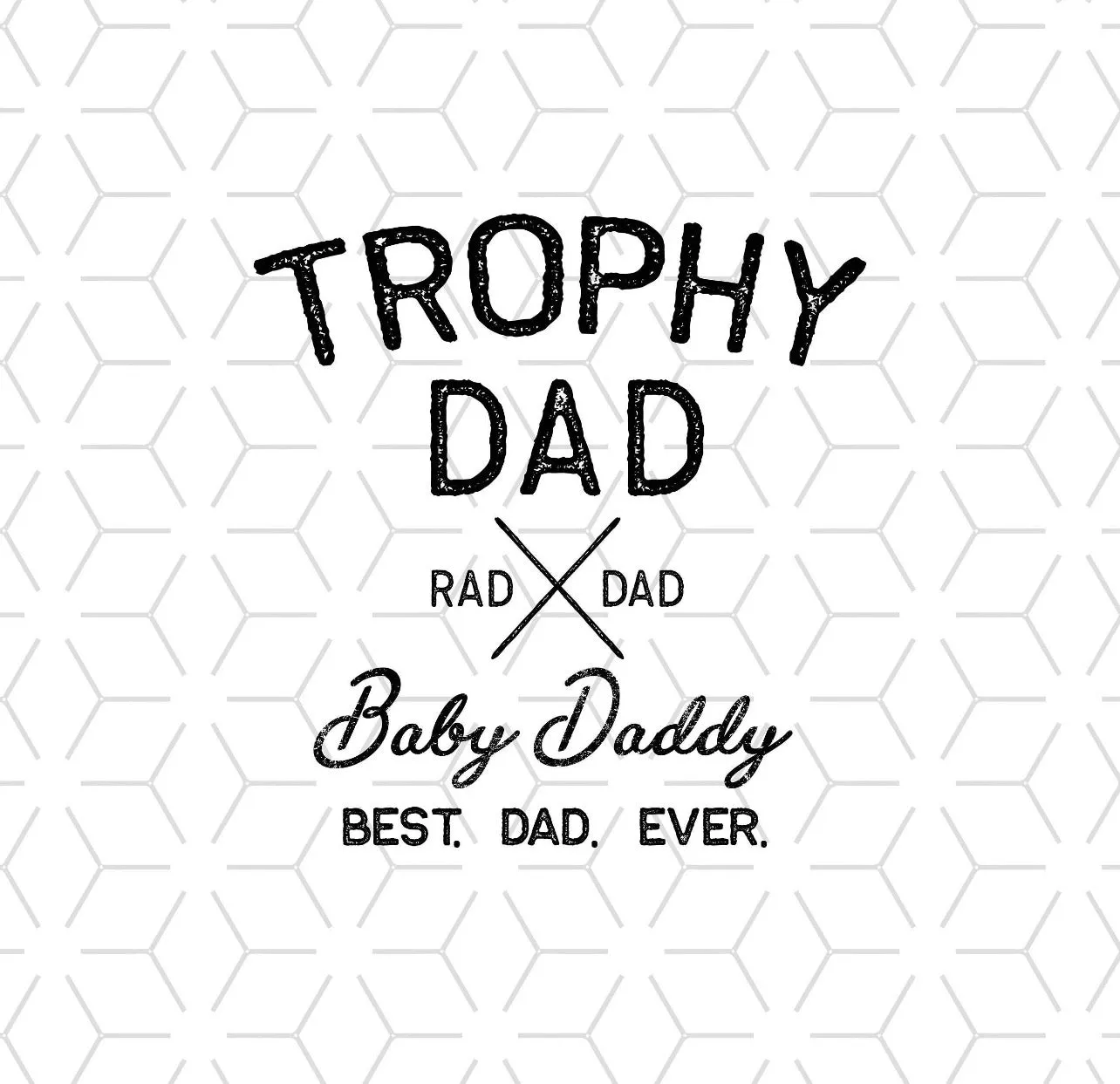 TROPHY DAD Screen dtf  Pre order 3-5 business days