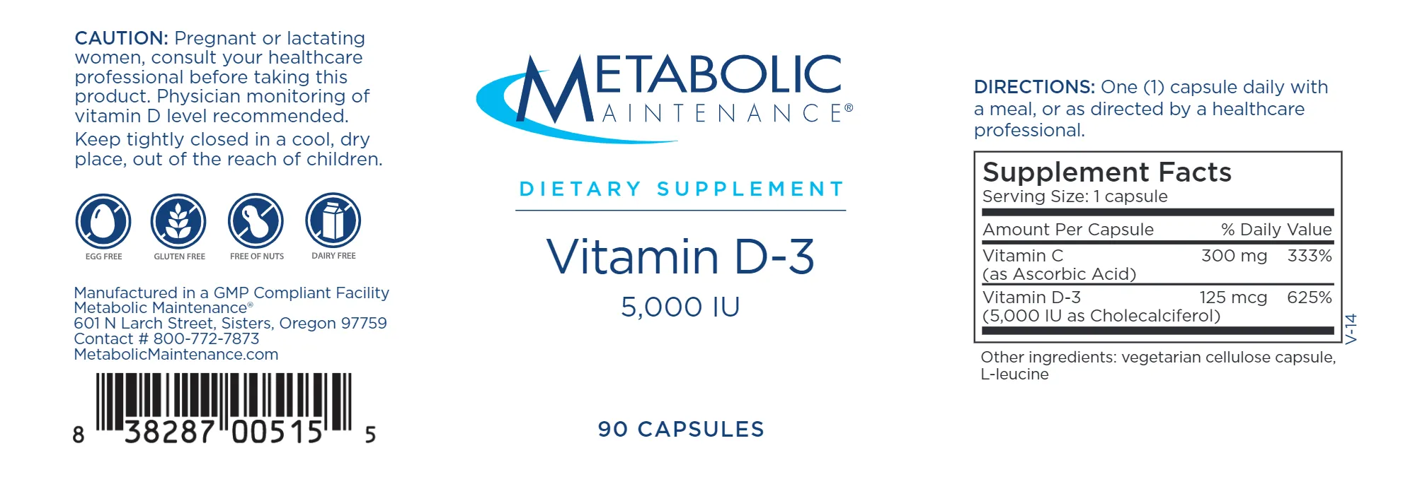 Vitamin D-3 [5000 IU]