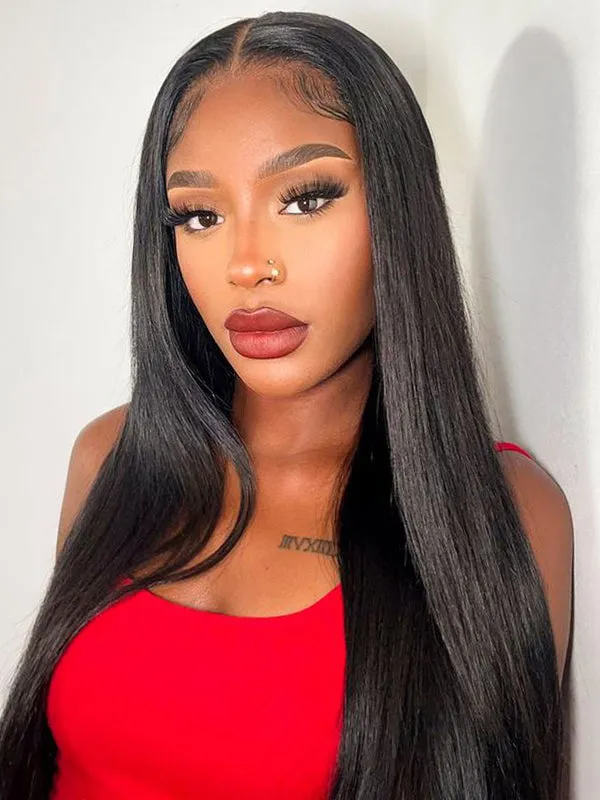 Wavymy Silky Straight Wig 5x5 HD Lace Closure Human Hair Wigs
