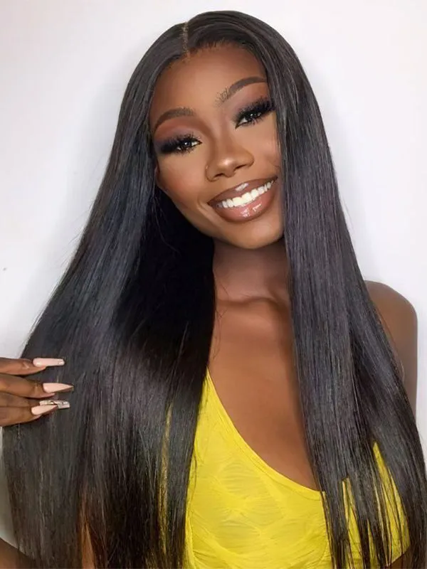 Wavymy Silky Straight Wig 5x5 HD Lace Closure Human Hair Wigs