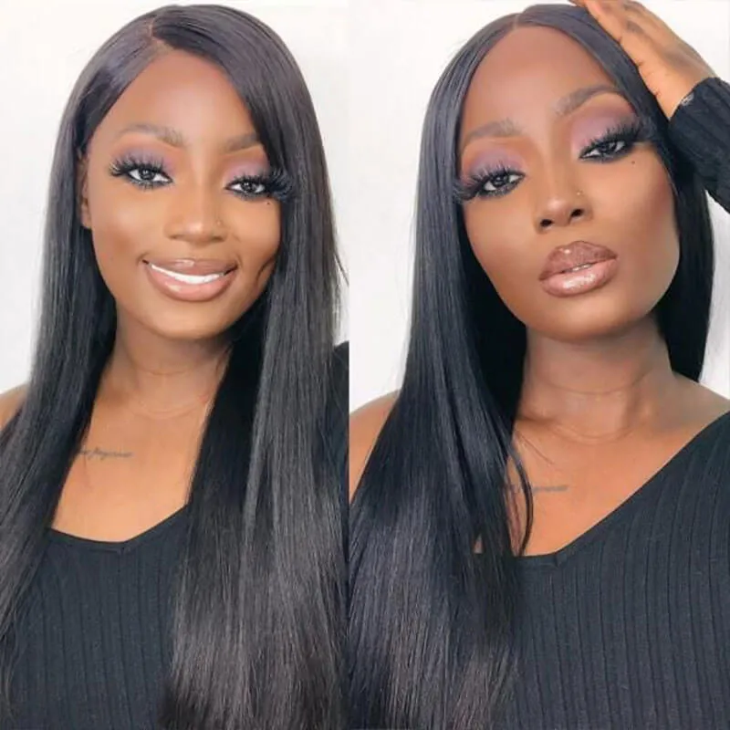 Wavymy Silky Straight Wig 5x5 HD Lace Closure Human Hair Wigs