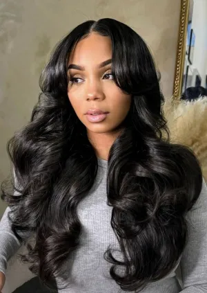 Wavymy Skin Lace M-Cap 9x6 Body Wave HD Lace Wear Go Wigs Pre-bleached Wigs 180% Density
