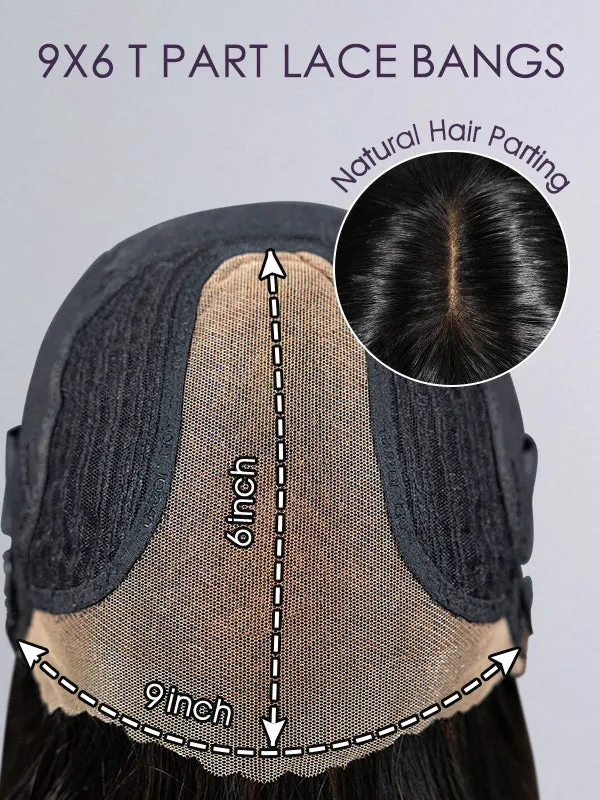 Wavymy Upgrade 9x6 T-Part Lace Straight Wig Pre-Plucked Wear Go Glueless Wigs 180% Density