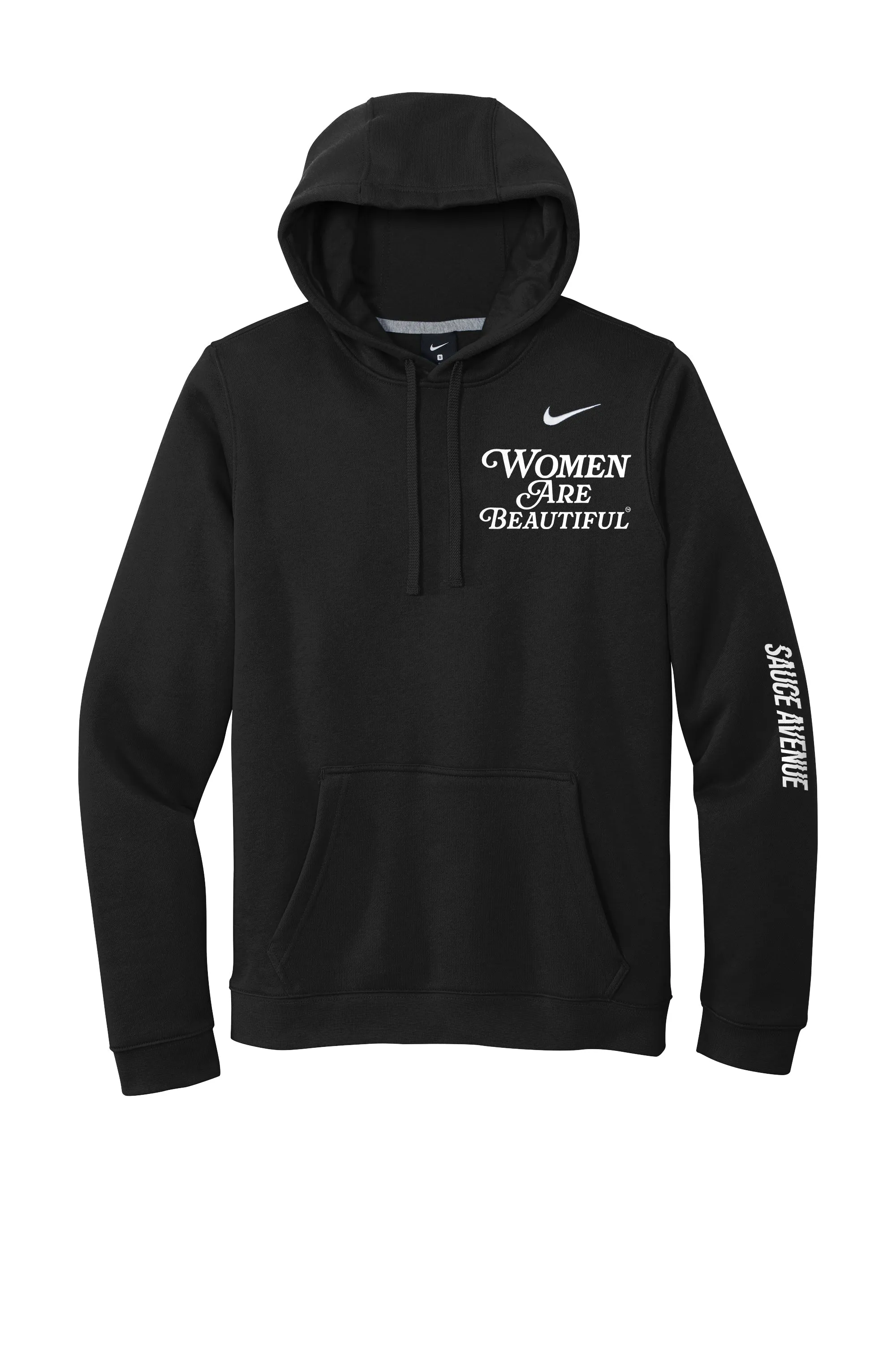 Women Are Beautiful (WH) | Black Nike Hoodie