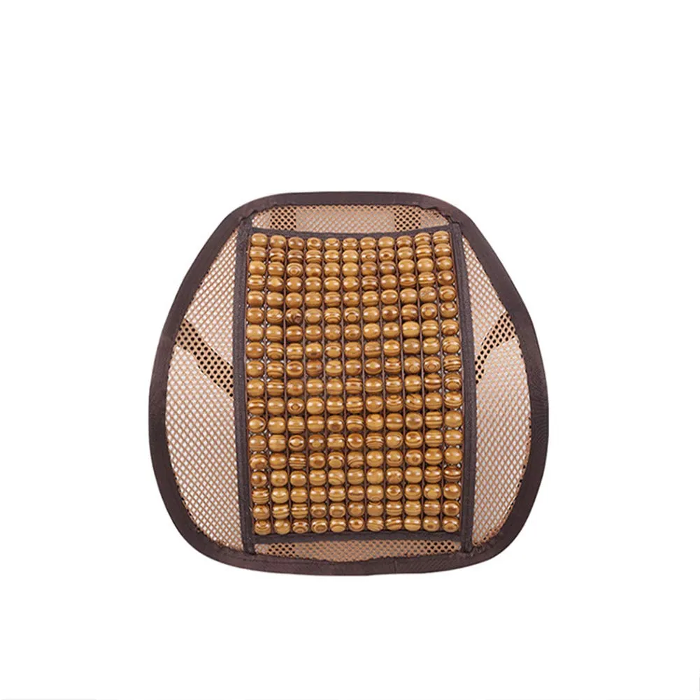 Wood Beads Lumbar Support Cushion