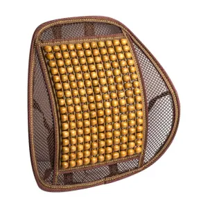 Wood Beads Lumbar Support Cushion