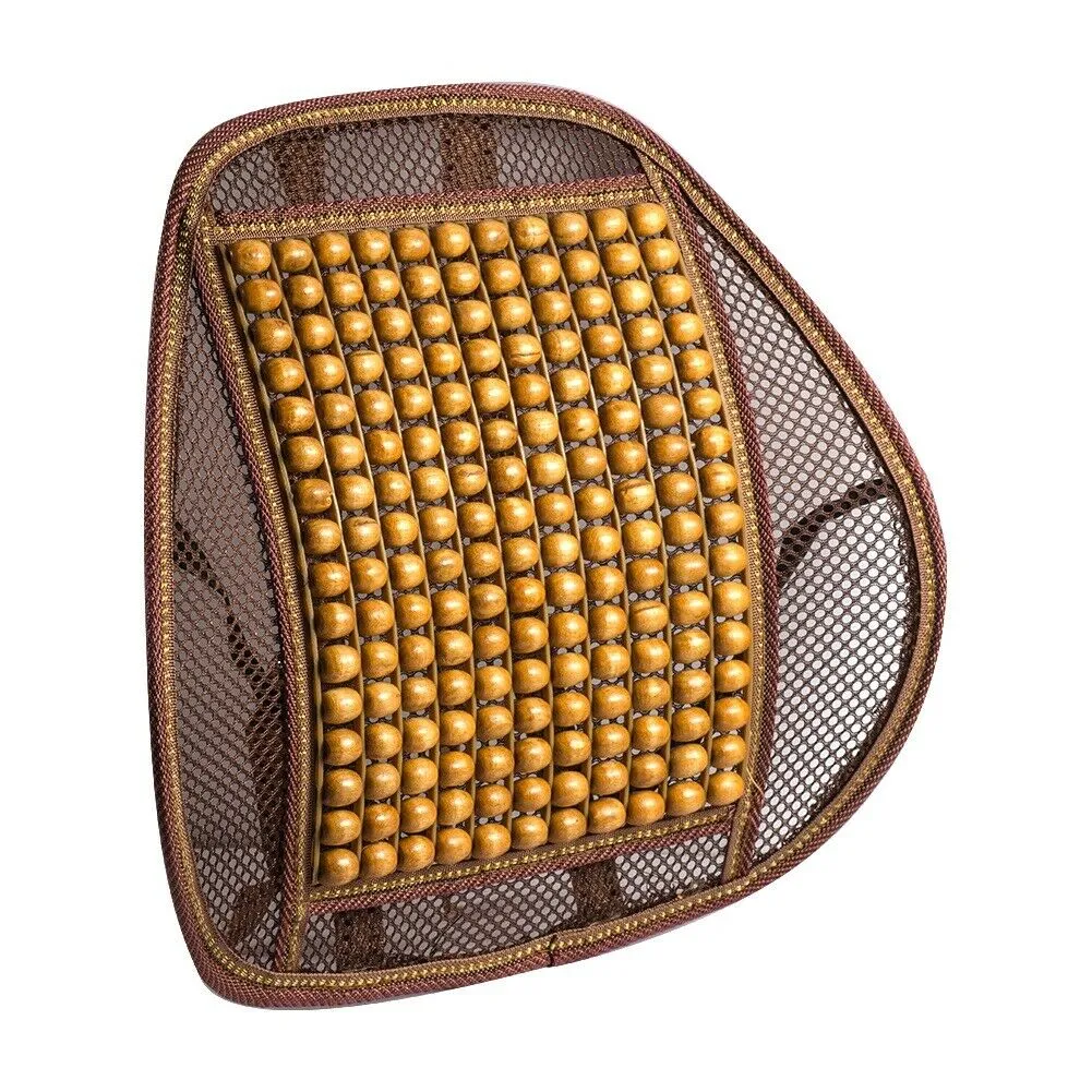 Wood Beads Lumbar Support Cushion