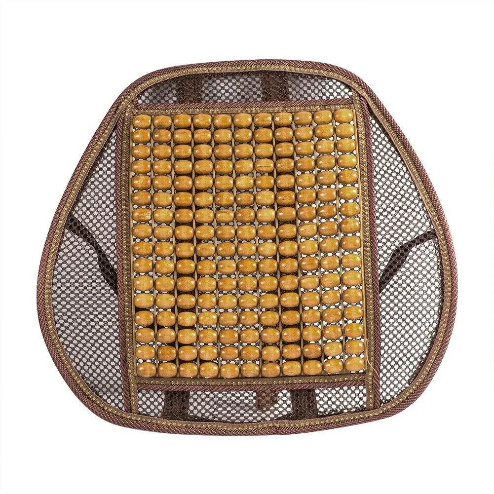 Wood Beads Lumbar Support Cushion