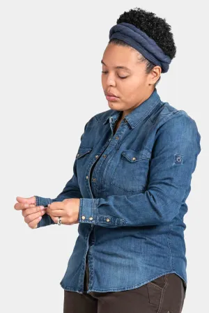 Zeller Work Shirt - Indigo Stretch Denim