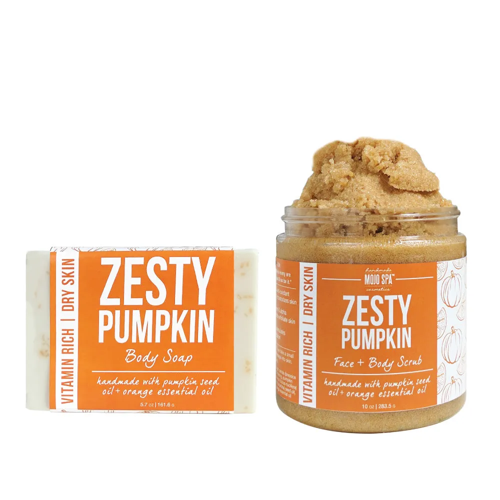 Zesty Pumpkin Scrub & Soap Gift Set