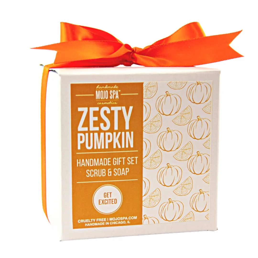 Zesty Pumpkin Scrub & Soap Gift Set