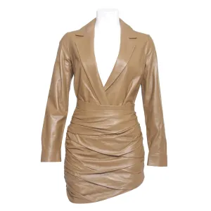 Zeynep Arcay Creamy Coffee Leather Set