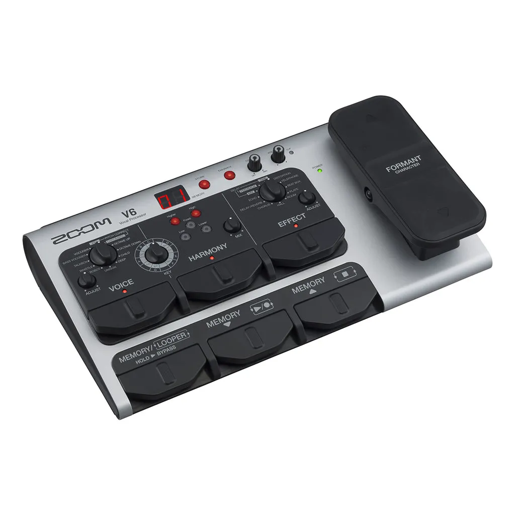 Zoom V6 Multi Effects Vocal Processor